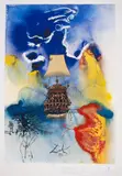 Man and Sea by Salvador Dalí, Screenprint in colours, sold Mar 2025
