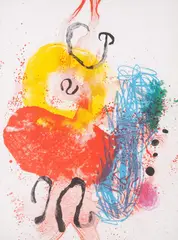 Plate 19 by Joan Miró, Lithograph, sold Mar 2025