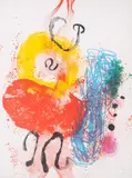 Plate 19 by Joan Miró, Lithograph, sold Mar 2025