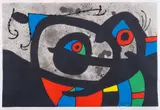 Frontispiece by Joan Miró, Lithograph printed in colours, sold Mar 2025