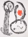 Plate 9 by Joan Miró, Lithograph printed in colours, sold Mar 2025