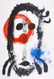 Plate 1 by Joan Miró, Lithograph printed in colours, sold Mar 2025