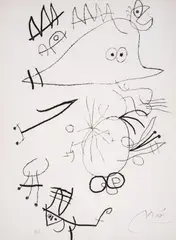 Untitled from by Joan Miró, Etching, offered Mar 2025