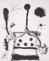 Plate 18 by Joan Miró, Lithograph, sold Mar 2025