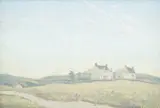 Landscape scene by Robert Carey Sinker, oil on board, sold Nov 2025