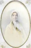 Portrait of Marie Marshall by Alexander Day, pencil, sold Nov 2025