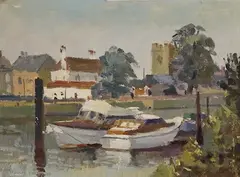 Barny Arms by Charles Smith, oil on board, sold Oct 2025