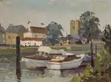 Barny Arms by Charles Smith, oil on board, sold Oct 2025