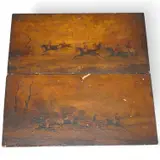 Huntsman and horses by Stanley Cox, oil, sold Oct 2025