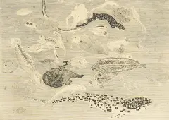 Poissons by Anthony Gross, pencil and limited, sold Oct 2025