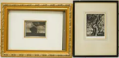 Landscapes by Frank Brangwyn, pencil, sold Oct 2025