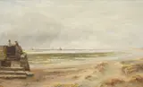 The Lookout, Barmouth by Charles J. Burt, 1891, oil on canvas, sold Oct 2025