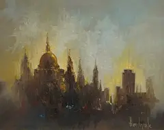 The Majesty of Wren by Ben Maile, oil on canvas, offered Oct 2025