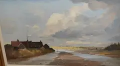 Southwold from Walberswick by Marcus Ford, oil on canvas, sold Oct 2025