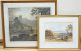 Landscape by William Leighton Leitch, watercolour, sold Oct 2025