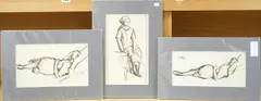 Resting Woman by Harold Hope Read, drawing, offered Oct 2025