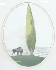 Limited edition 294/ by Ettore Tito, pencil, offered Oct 2025