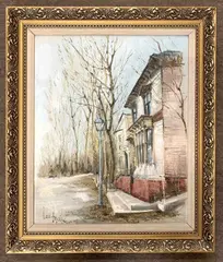 Residence in Virginia by Ben Maile, oil on canvas, sold Aug 2026