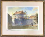 Restoring Palmer by Michael Sheldon, 1999, watercolour, sold Aug 2026