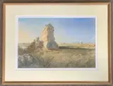 Norfolk Broads view by Michael Sheldon, 2004, watercolour, sold Aug 2026
