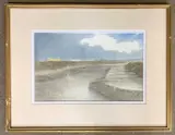 Estuary view by Michael Sheldon, 2001, watercolour, offered Aug 2026