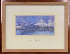 Falcon Brewery by Geoffrey Chatten, watercolour, sold Aug 2026