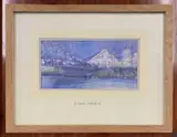 Falcon Brewery by Geoffrey Chatten, watercolour, sold Aug 2026