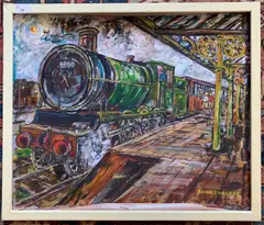 Betton Grange, Sheringham Station by Brian Edwards, acrylic on board, offered Jul 2026