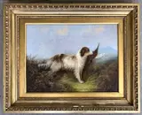 Spaniel with a pheasant by William Warren, oil on canvas, offered Jul 2026