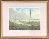 Sea Light, Spurn Head, Yorkshire by Michael Sheldon, 1999, watercolour, offered Jul 2026
