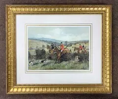Huntsman and Hounds by Lionel Edwards, watercolour, sold Jun 2026