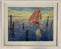 Beacon by Krys Leach, 2025, oil on board, offered May 2026