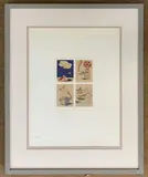Trial proof etching in colours by Anthony Benjamin, etching, sold May 2026