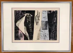 Blue Interior by Alistair Grant, print (other), sold May 2026