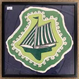 Sailing Ship screen print on fabric by Grayson Perry, print, sold May 2026