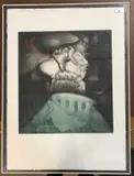Untitled by Paco Aguilar del Aguila, etching, sold May 2026