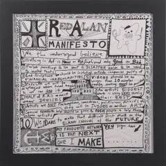 Red Alan Manifesto by Grayson Perry, print (other), sold May 2026