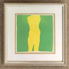 Nude study by Phillip Sutton, lithograph, sold May 2026