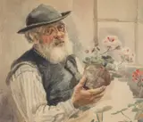 Untitled by Walter Schröder, watercolour, sold Aug 2026