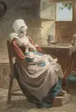 The First Born by Walter Goodall, watercolour, sold Aug 2026