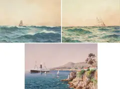 Untitled by Samuel John Milton Brown, watercolor, sold Aug 2026