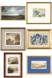 including Manner of Winston McQuoid (Scottish 1909-1984) oil on board - by Assorted Paintings, oil on board, offered Aug 2026