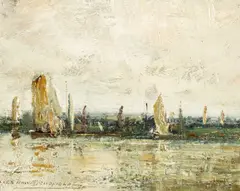 Untitled by Kershaw Schofield, oil on canvas, sold Aug 2026