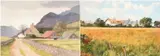 Watercolours - two landscape paintings by R. Kenneth Kernick, watercolor, offered Aug 2026