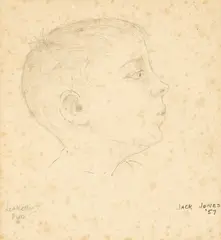 Boy by Jack Jones, pencil, offered Aug 2026