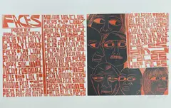 Limited edition by Paul Peter Piech, 1979, linocut, sold Aug 2026
