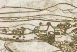 Penrith Landscape 5 by Biddy Picard, pencil, sold Aug 2026