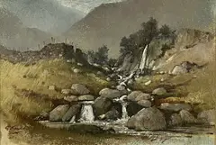 Mountain Steam by Gerald V. Gadd, pastel, sold Aug 2026
