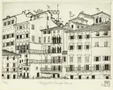 Piazza Del Campo Siena by Tom Jones, etching, offered Aug 2026