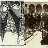 Bacino Orseolo by Tom Jones, 1995, etching and aquatint, offered Aug 2026